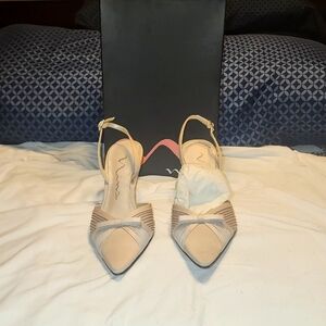 Nina Strappy Beige Heels